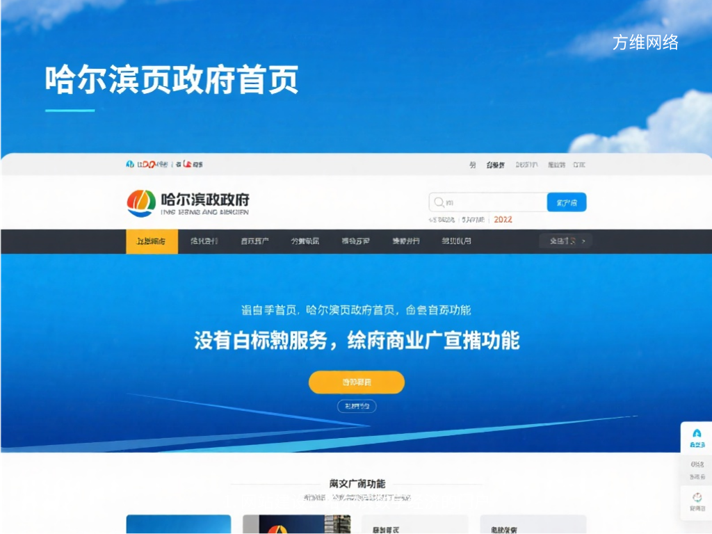 1. 網(wǎng)站建設:哈爾濱數(shù)字經(jīng)濟的門戶