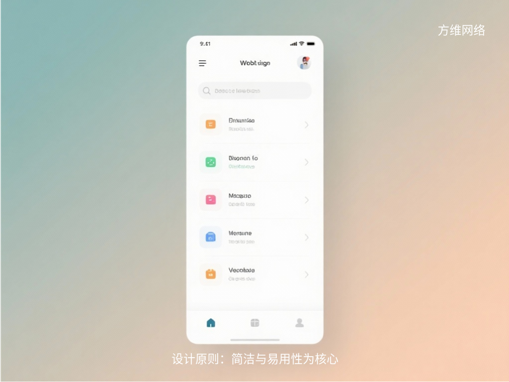 設計原則:簡潔與易用性為核心