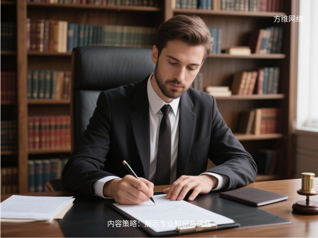 內容策略:展示專業知識與信任