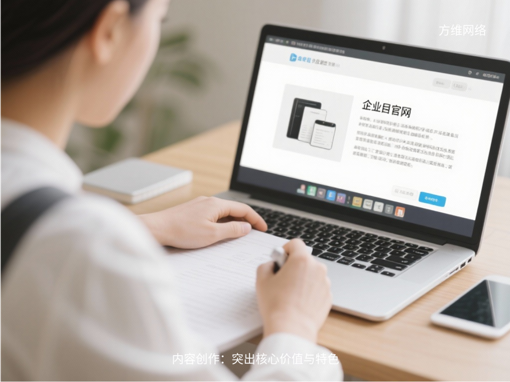 內容創作：突出核心價值與特色