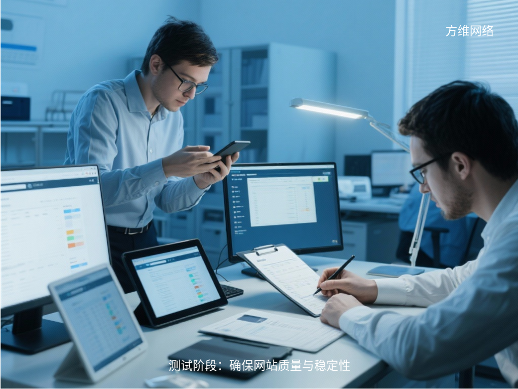 測試階段：確保網(wǎng)站質(zhì)量與穩(wěn)定性