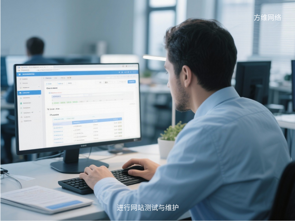 進行網站測試與維護