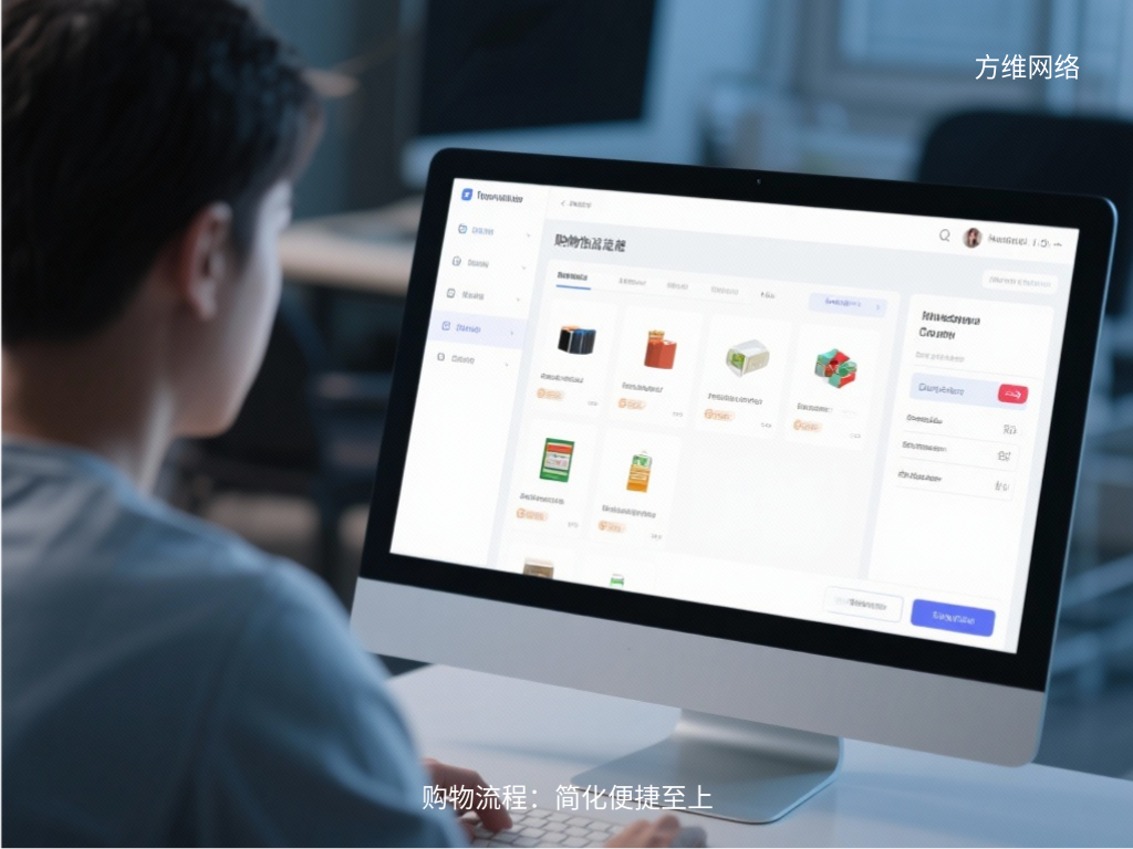 購物流程:簡化便捷至上