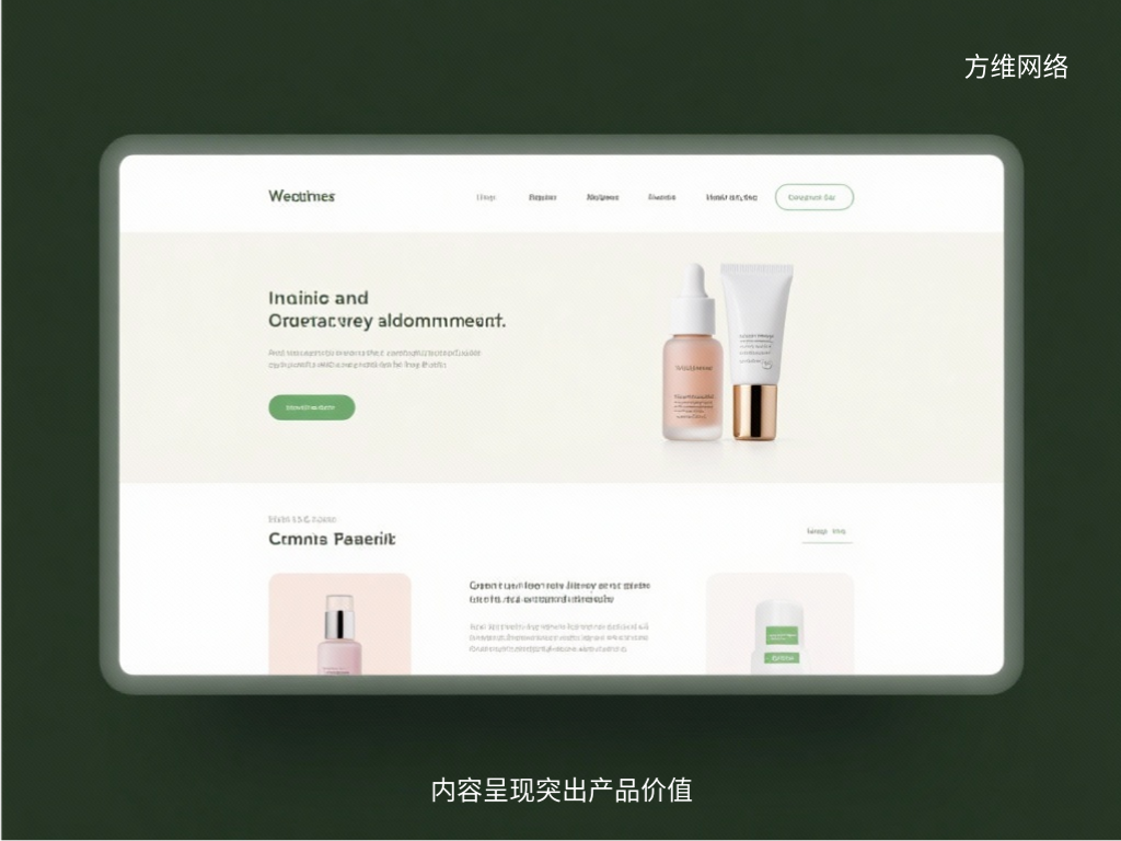 內容呈現(xiàn)突出產品價值