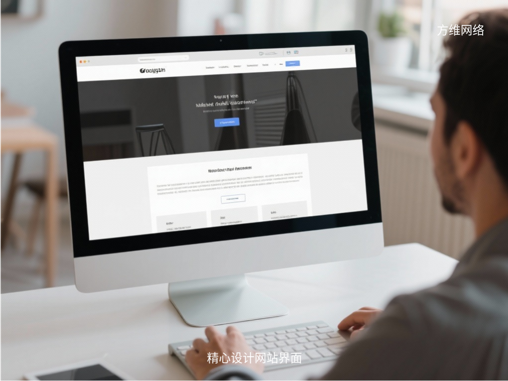 精心設計網站界面