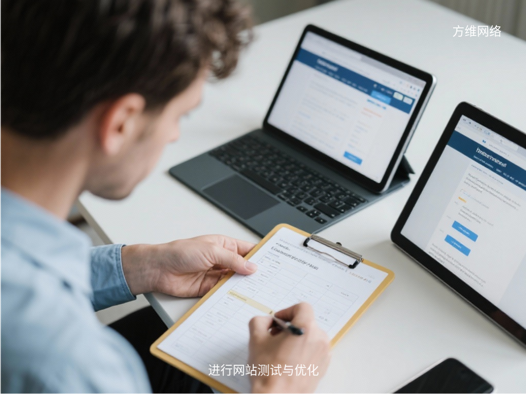 進(jìn)行網(wǎng)站測試與優(yōu)化
