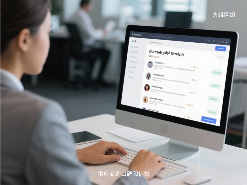 供應商的口碑和信譽